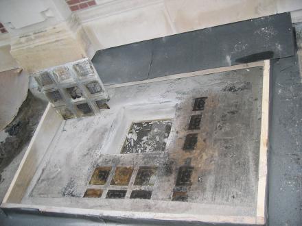 Glazen bouwstenen Franse salon